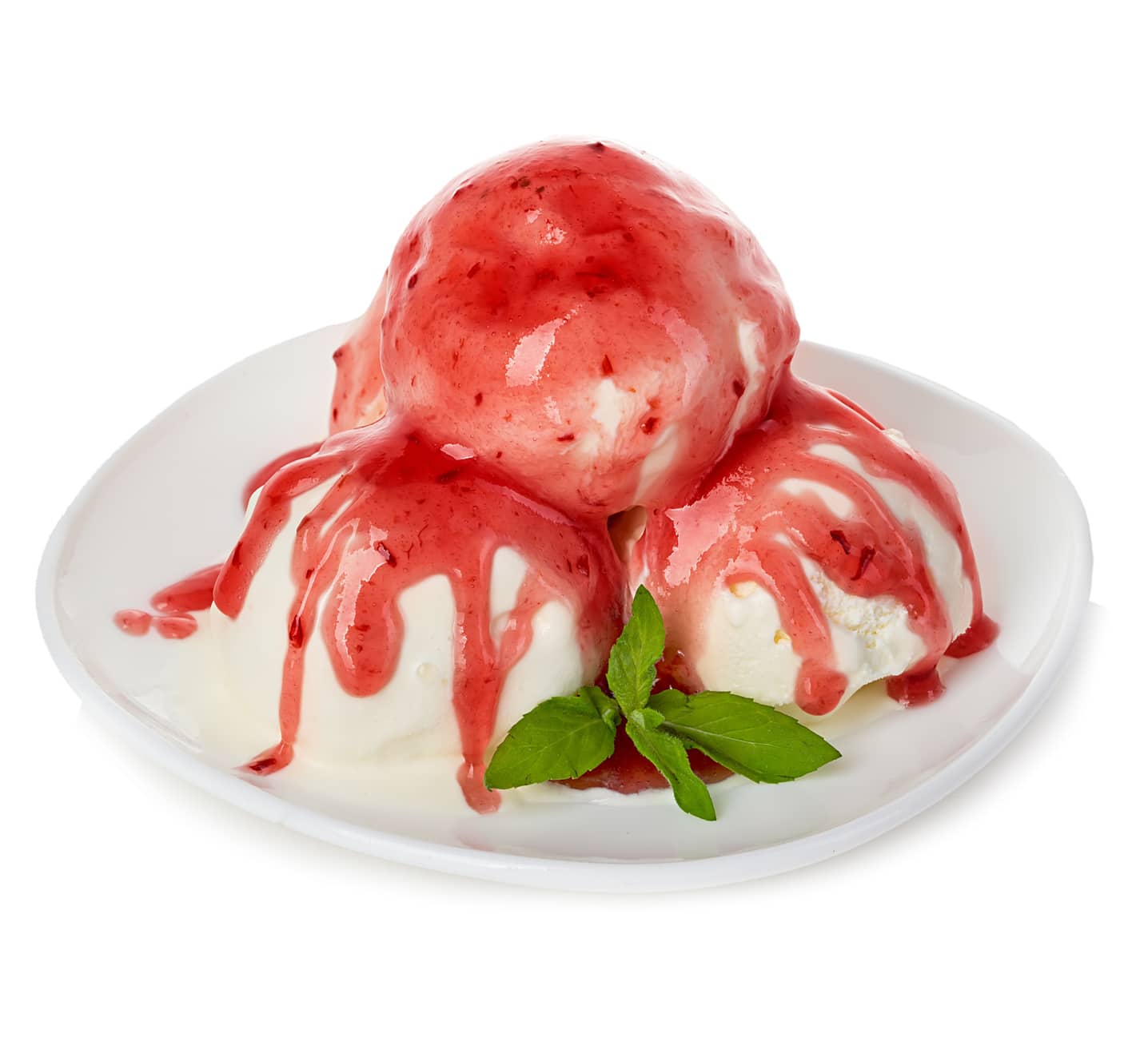 Sorbet de Limão-Siciliano com Calda de Frutas Vermelhas Sorbet de Limão-Siciliano com Calda de Frutas Vermelhas