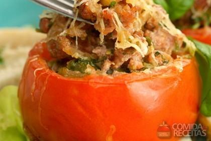 Tomate Recheado com Carne Moída 03