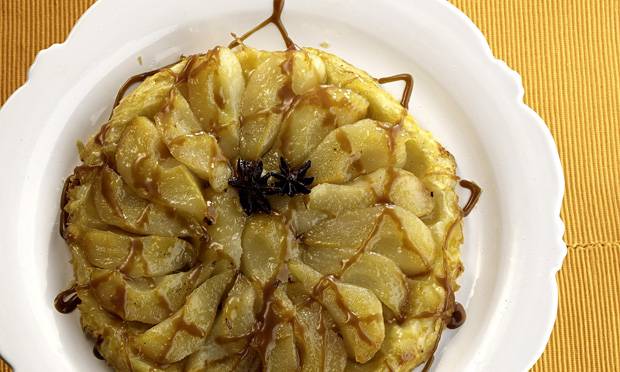 Torta Invertida de Pera