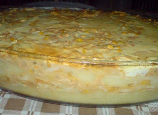 Torta de Batata com Requeijão