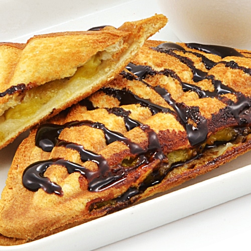 Tostex de Banana com Chocolate