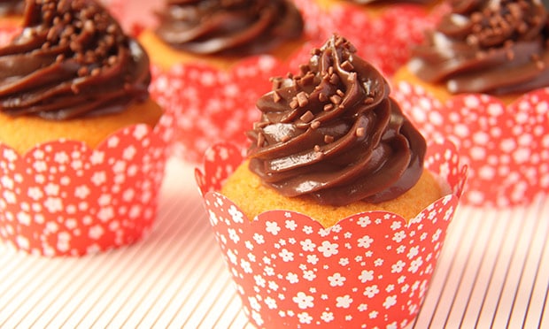 Cupcake de Cenoura com Brigadeiro Sem Glúten