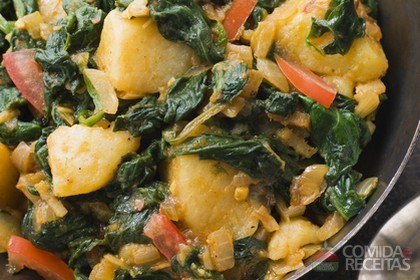 Espinafre com Batatas ao Forno