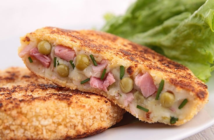 Torta de Frios com Ervilha