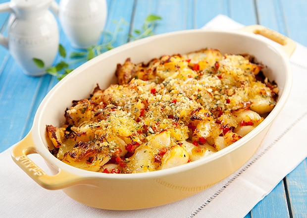 Bacalhau ao Forno com Migas