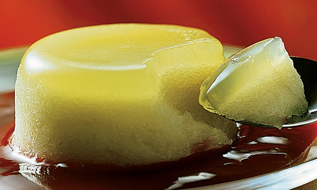 Gelatina Cremosa de Maçã Verde