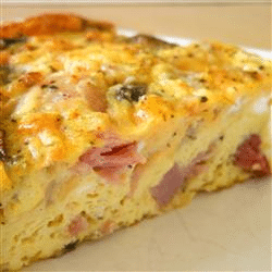 Omelete de Forno com Presunto