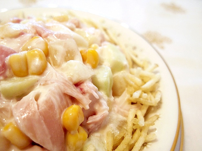 Salpicão com Frango Defumado e Abacaxi