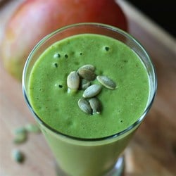 Suco Verde com Linhaça