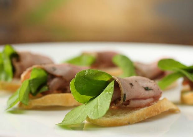 Tosta com Rosbife