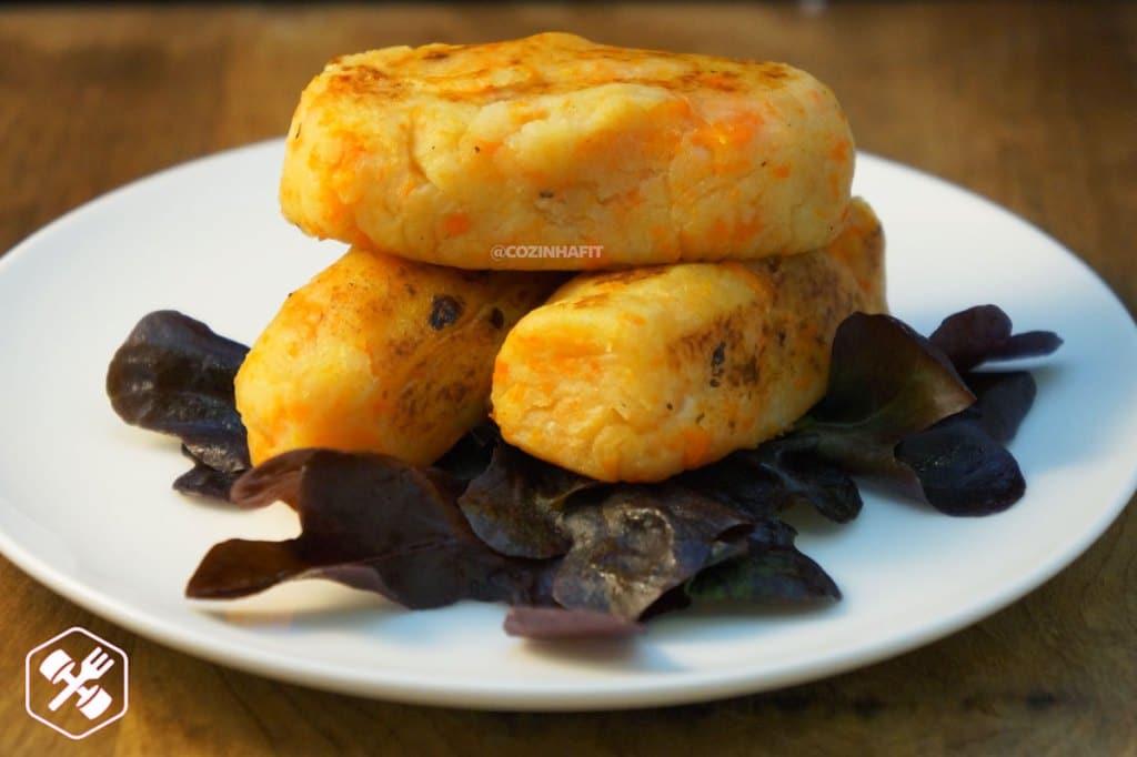 Croquete de Batata e Cenoura Assado