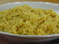 Risoto Cremoso de Curry e Erva de Provence