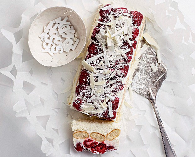 Terrine de Framboesa e Chocolate Branco