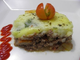 Escondidinho de Carne Light de Mandioquinha