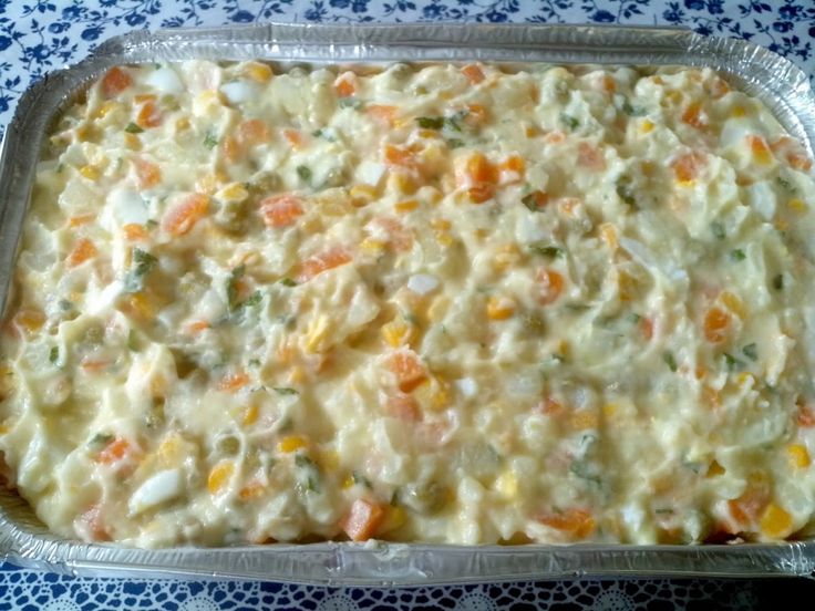 Maionese de Legumes com Azeitonas