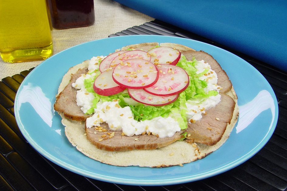 Salada de Acelga e Rosbife