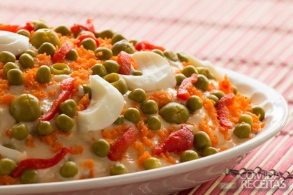 Salada de Maionese Colorida Salada de Maionese Colorida