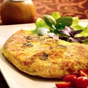 Fritada de Legumes com Peito de Peru 