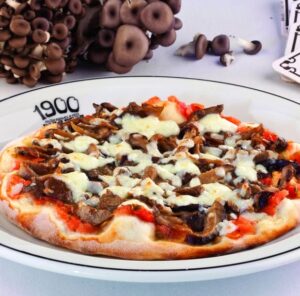 Pizza de Shimeji 
