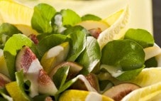 Salada de Figo e Peras com Rúcula