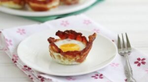 Muffin de Bacon e Ovo