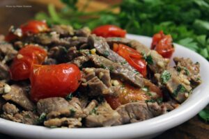 Tira de Filé-Mignon com Tomate 