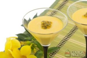 Mousse de Maracujá e Gelatina