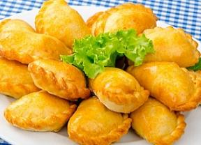 Pastel Assado de Carne com Escarola 