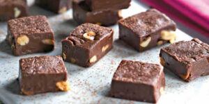 Fudge de Chocolate e Amendoim