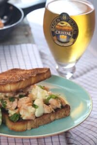 Torrada com Salmão
