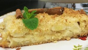 Cuca de Banana com Farinha Láctea