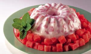 Mousse de Melancia e Hortelã